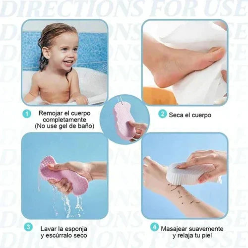Esponja Exfoliante Suave Para El Cuerpo