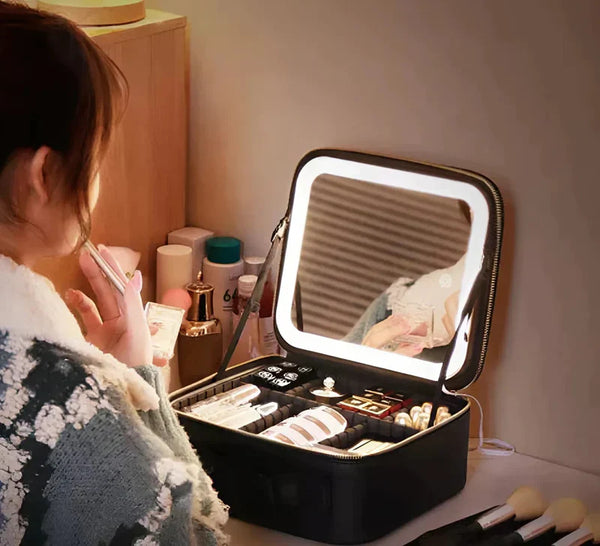 ✨Vanity Luxe 2025💎Tu Tocador de Maquillaje Soñado en un Solo Producto ¡Organiza, ilumina y embellece tu rutina diaria con elegancia y practicidad!