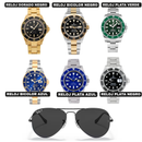 RELOJ ROLEX SUBMARINER ORIGINAL + ¡REGALO sólo hoy! Gafas Ray-Ban ORIGINAL de Lujo🎁 💎 Elegancia, Estilo y Prestigio en un Solo Combo – ¡Oferta Exclusiva por Tiempo Limitado