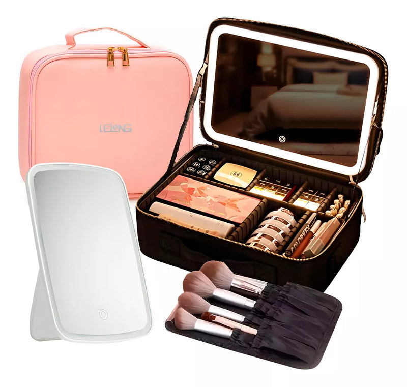 ✨Vanity Luxe 2025💎Tu Tocador de Maquillaje Soñado en un Solo Producto ¡Organiza, ilumina y embellece tu rutina diaria con elegancia y practicidad!